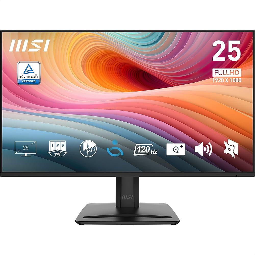 MSI PRO MP251W E2 モニター 24.5インチ Amazon.com: MSI PRO MP251W E2 24.5-inch IPS 1920 x 1080 (FHD